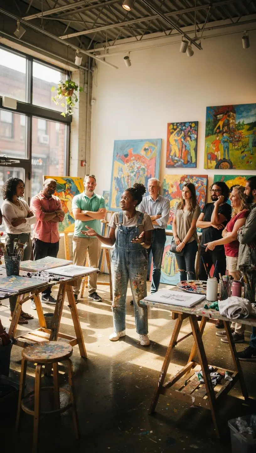 Professional team collaboration